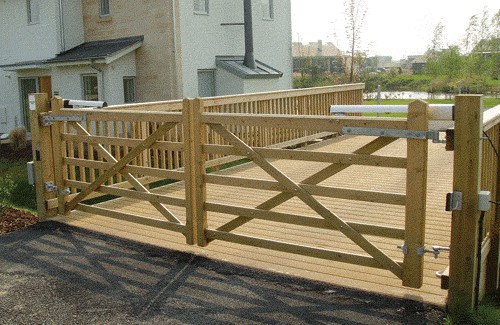 Entrance Gates - Red Metal Works